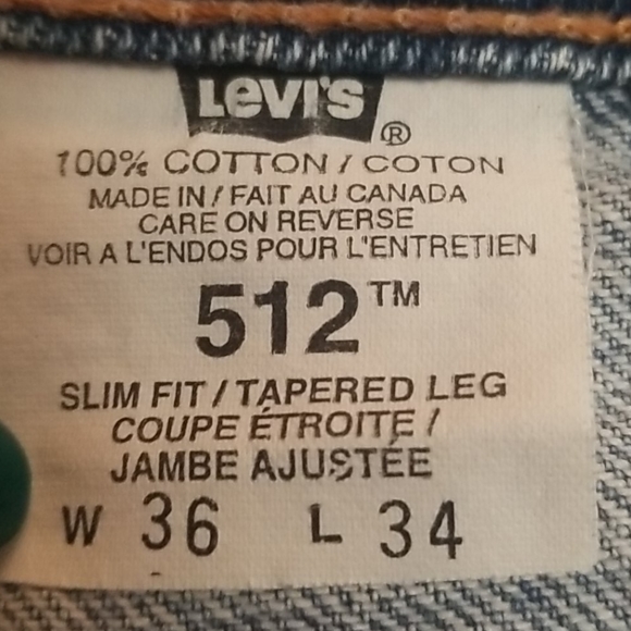 Vintage Levis Jean's 512s - Picture 3 of 3